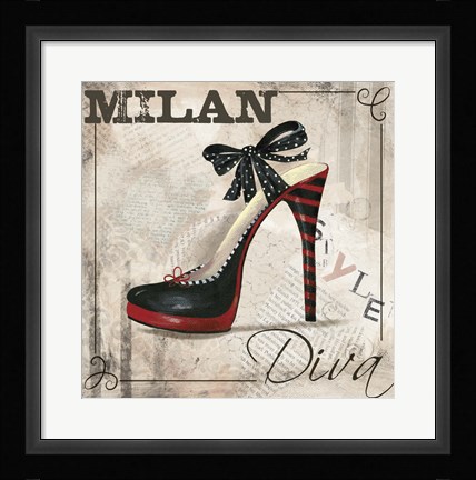 Framed Milan Style Print