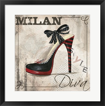 Framed Milan Style Print