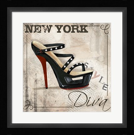 Framed New York Style Print