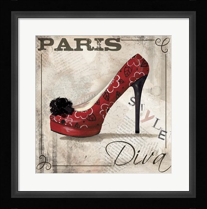 Framed Paris Style Print