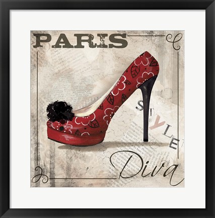 Framed Paris Style Print