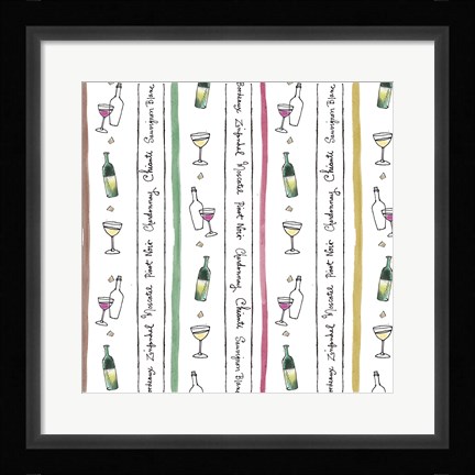 Framed Taste of Wine Print