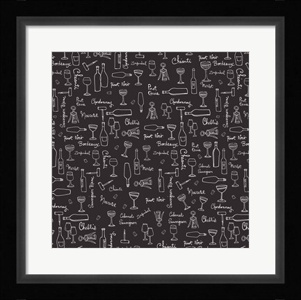 Framed Taste of Wine II Print