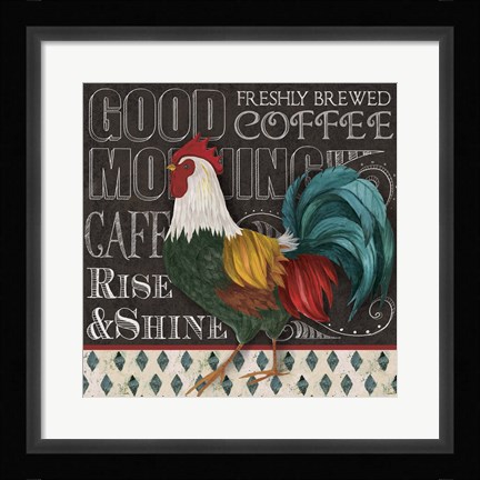 Framed Good Morning Print