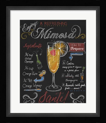 Framed Mimosa Print