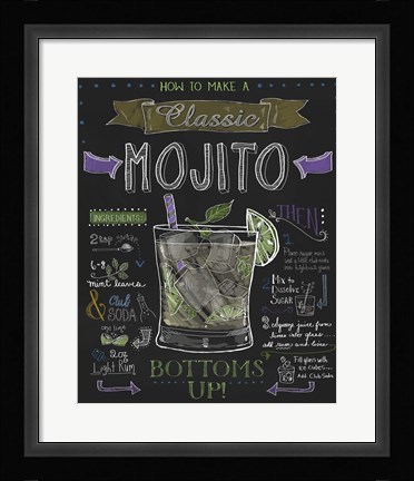 Framed Mojito Print