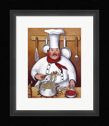 Framed Chef IV Print