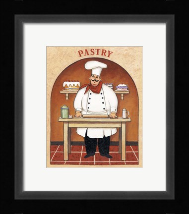 Framed Pastry Print