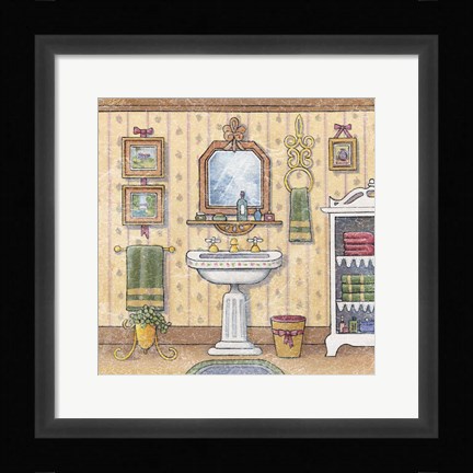 Framed At The Sink I Print