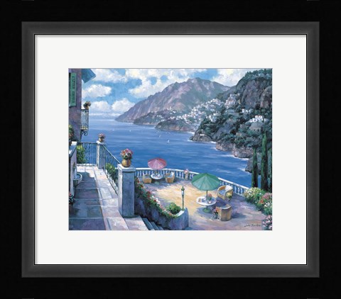Framed Amalfi Coast Print