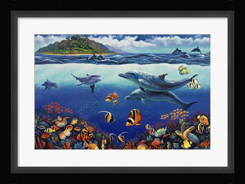 Framed Reef Serenade Print
