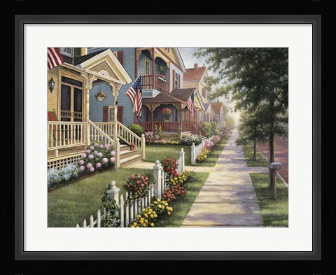 Framed Country Homes Print