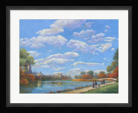 Framed Central Park Vista Print