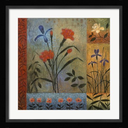 Framed Floral Rhapsody I Print