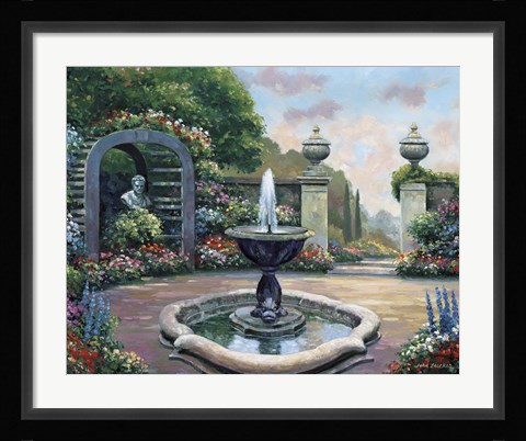 Framed Renaissance Garden Print
