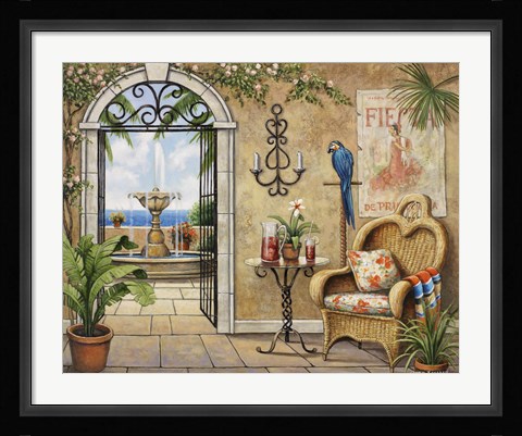 Framed Fiesta II Print