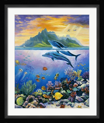 Framed Paradise Print