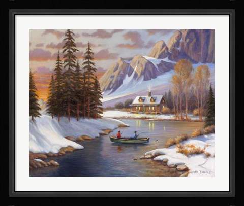 Framed Last Catch Of The Season Print