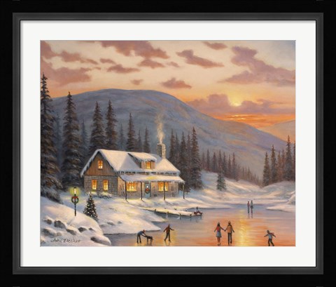 Framed Skaters Print