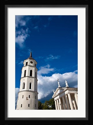 Framed Arch-Cathedral Basilica, Vilnius, Lithuania II Print