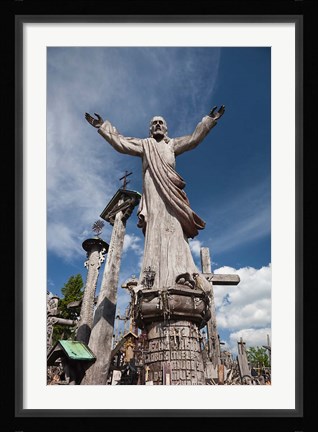 Framed Hill of Crosses, Siauliai, Central Lithuania, Lithuania II Print