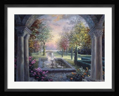 Framed Soulful Mediterranean Tranquility Print