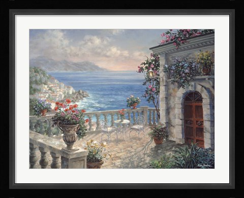 Framed Mediterranean Elegance Print