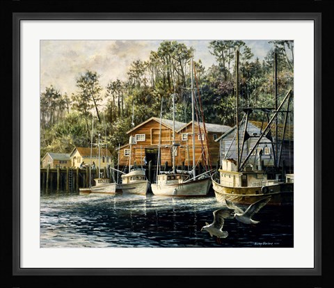 Framed Fishes Fiercest Foursome Print