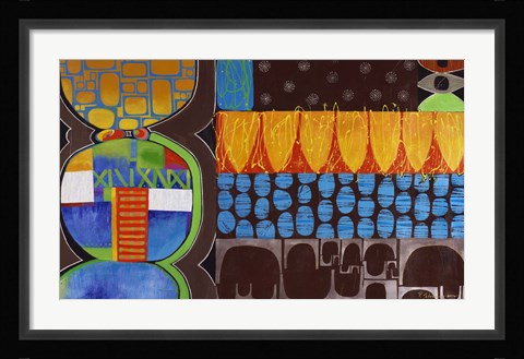 Framed On The Rocks Print