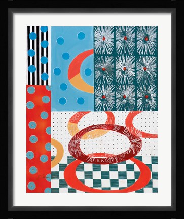 Framed Flowers from Mel's Diner Print