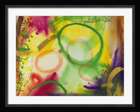 Framed Wind Chimes VI Print