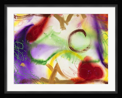 Framed Wind Chimes IV Print
