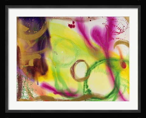 Framed Wind Chimes II Print