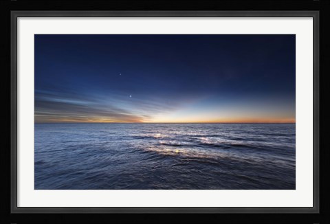 Framed Great Red Spot of Jupiter Print