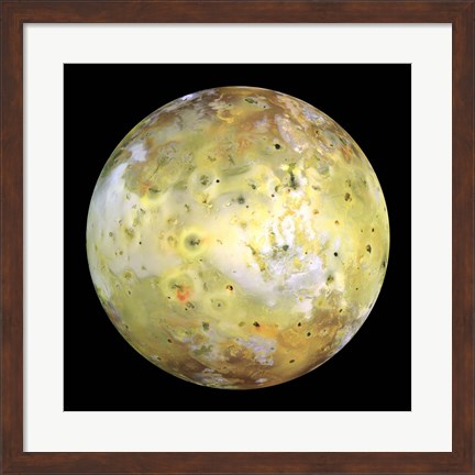 Framed Jupiter&#39;s Moon Lo I Print