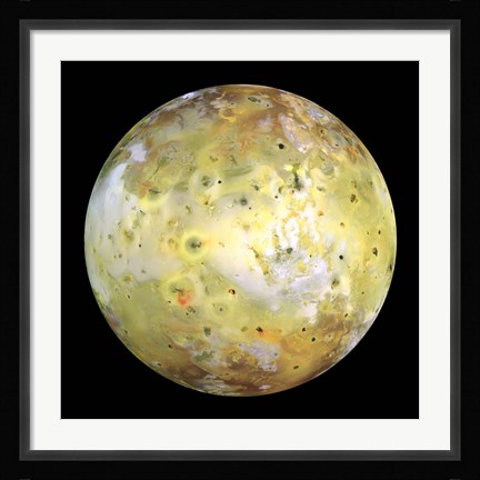 Framed Jupiter's Moon Lo I Print