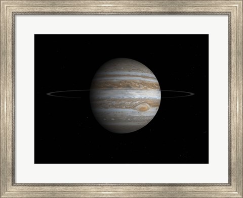 Framed Artist&#39;s Concept of the Planet Jupiter Print
