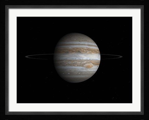 Framed Artist's Concept of the Planet Jupiter Print