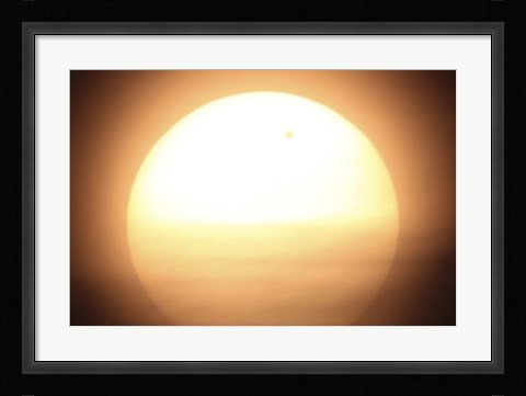Framed Venus Transiting in front of the Sun I Print
