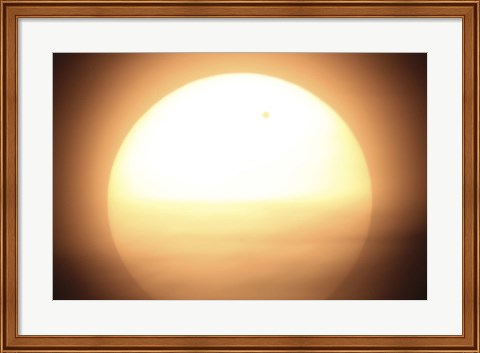 Framed Venus Transiting in front of the Sun I Print