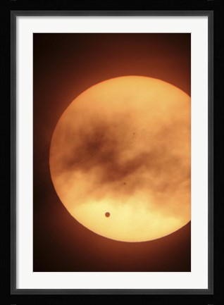 Framed Venus Transiting in front of the Sun IV Print