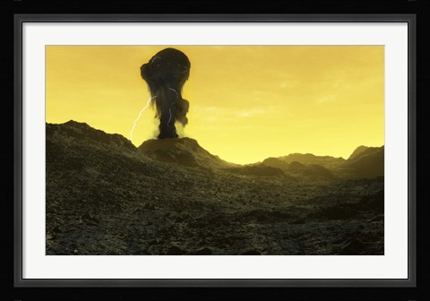 Framed Surface of Venus Print