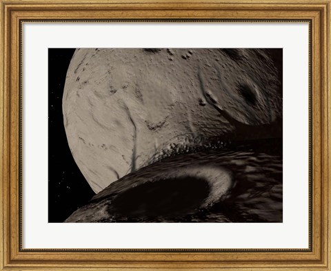 Framed Trojan Asteroid Hektor Print