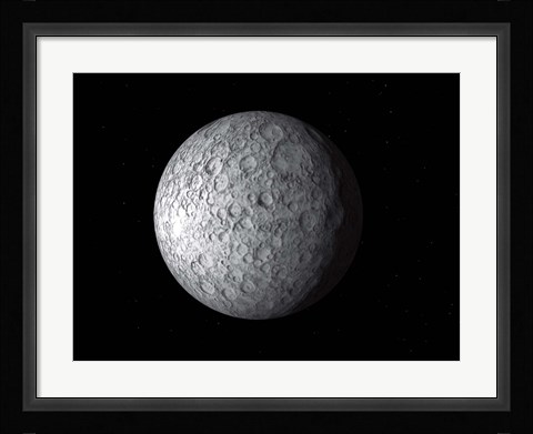 Framed Ceres, a large Asteroid Print