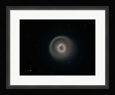 Framed Comet 17P/Holmes after the Comet erupted Print