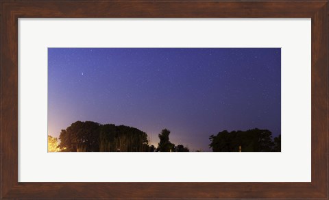Framed Wide Panorama of Comet Panstarrs, Mercedes, Argentina Print