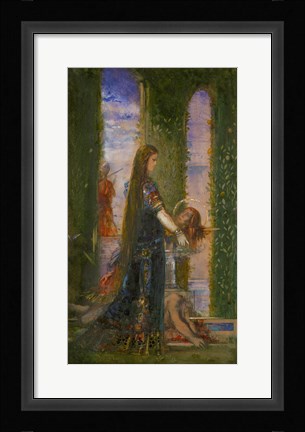 Framed Salome In the Garden, 1878 Print