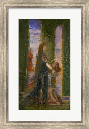 Framed Salome In the Garden, 1878 Print