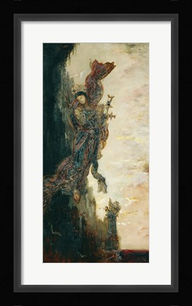 Framed Sappho Falling Print