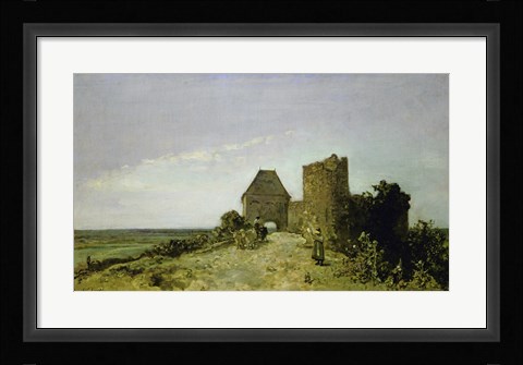 Framed Ruins Of The Chateau De Rosemont, 1861 Print